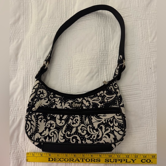 CLC Neoprene Black and White Shoulder Bag - Picture 1 of 4